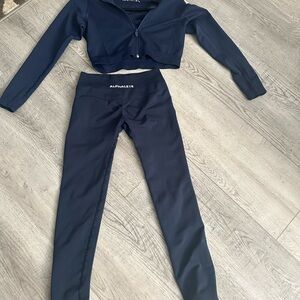 COPY - Alphalete Gym Set Dark Blue